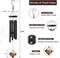 Memorial Wind Chimes for Loss of Loved One, 36" Sympathy Gifts for Loss of Dad Father Brother Friends, Bereavement Outdoor Classic Black Windchimes Suitable for Garden, Patio Decoration
